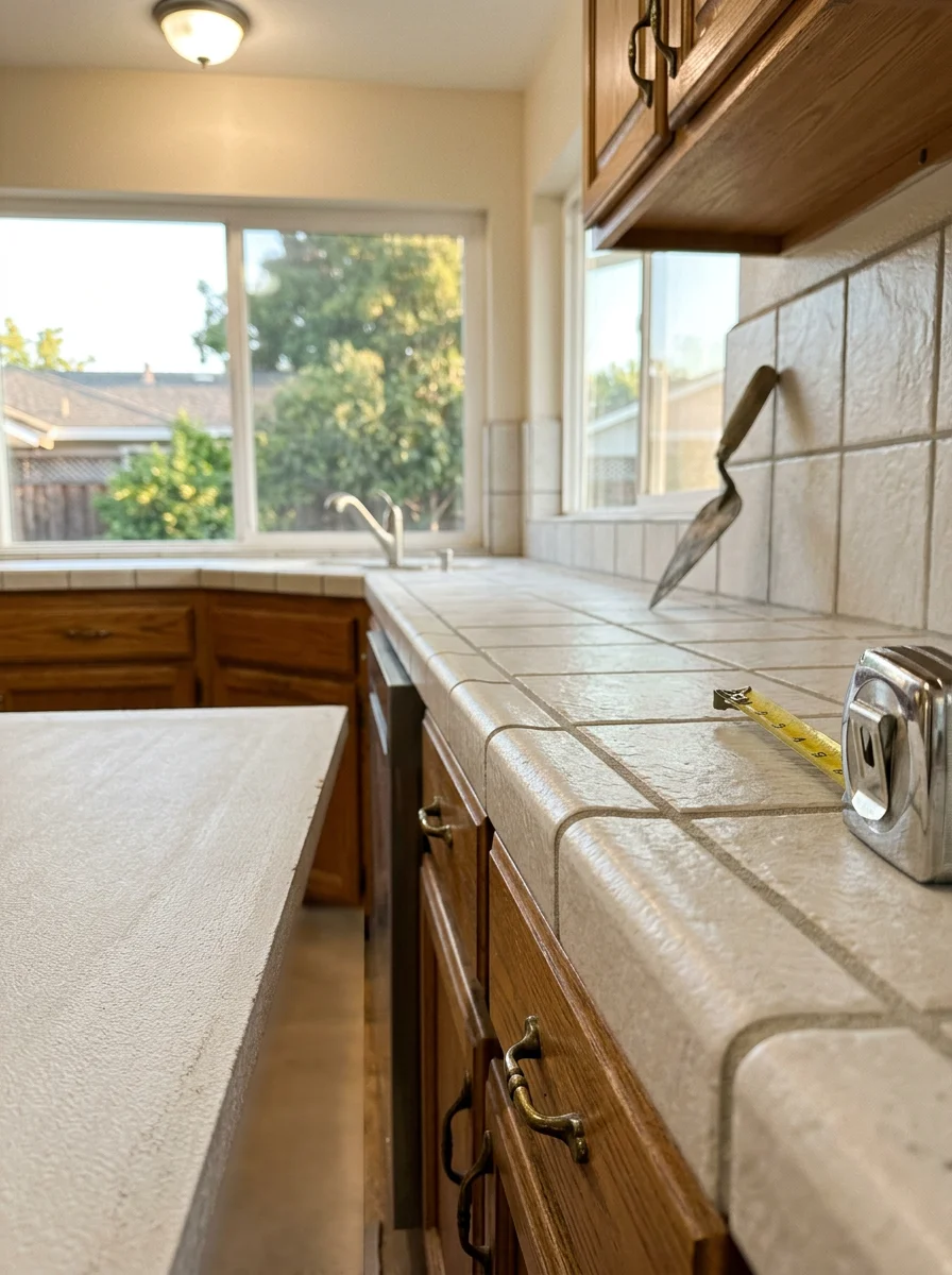 Close-up of skilled work on a Livermore property showing professional attention to quality and detail.