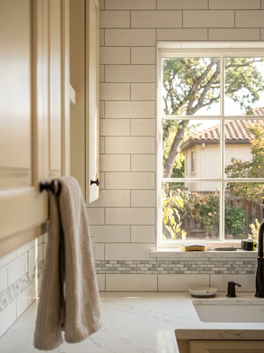 Professional workmanship on a Pleasanton property showing quality standards and attention to local building aesthetics.